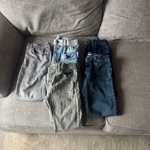 Set of 6 Jeans in Gray, Light Gray, and Blue